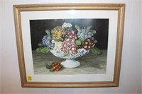 STILL LIFE PRINT - "BACHELOR BUTTONS" BY GALLEY