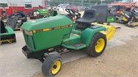 265 John Deere Garden Tractor c/w Tiller