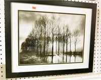 Lot #709 - Framed black and white photo 22” x18"