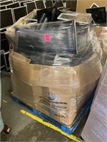 Pallet of HP Monitors, stands