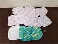 Hand made wash cloths (over a dozen new)