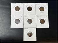 Teen D, S Lincoln Cents Very Nice (7 coins)