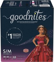 Goodnites Bedwetting Underwear For Girls, S/M
