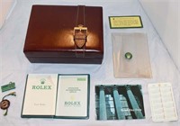 VINTAGE ROLEX WATCH BOX & PAPERS - 1975?