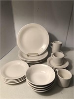 Dish Set, Place Setting for 4, 5 Piece Place