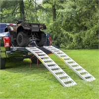Aluminum Arched Motorcycle Ramp (1 count)