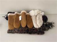 UGG Mittens & Scarves-New