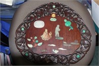 An Antique Chinese Jade/Hardstone Plaque