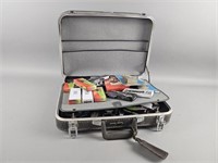 Vtg Sears Feather Lite Suitcase & Pocket Knives