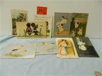 4 Black Americana Cards & 7 Baby Cards