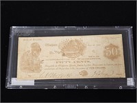 1861 The Corporation of Winchester $.50 Note