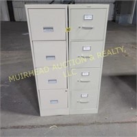 (2) 4 DRAWER FILING CABINETS