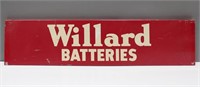 WILLARD BATTERIES RACK SIGN