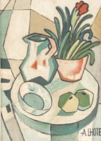 Andre Lhote (French 1885-1962) OOC Vase and Fruit