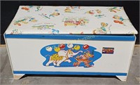 VTG Painted Kid's Toy Box