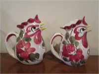 Made in Italy vintage rooster pitchers