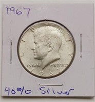 OF) 1967 Kennedy Half - Silver