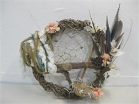 20" Handmade Dreamcatcher Wreath