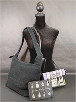Lulu Guinness Perfume Clutch, The Sak Knit Bag