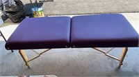 Purple OakWorks massage table