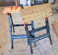 2x$ folding work benches.