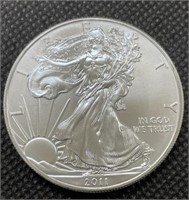 2011 Uncirculated 1oz Silver American Eagle