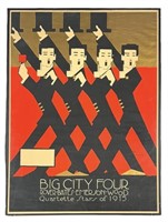 Alfonso Iannelli "Big City Four" Vintage Poster