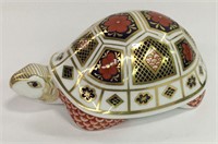 Royal Crown Derby Porcelain Turtle Figurine