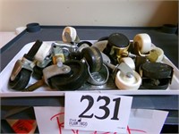 LARGE LOT OF CASTER WHEELS