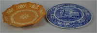 Spode Cheese Plate & Serving Dish