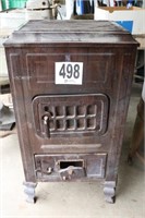 Vintage Wood Burning Heater (BUYER RESPONSIBLE
