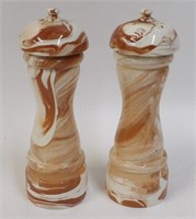 Tall Swirled Ceramic Shakers