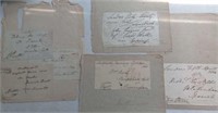 Postal marks from early 1800s