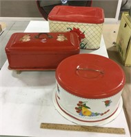 Bread boxes,  cake carrier
