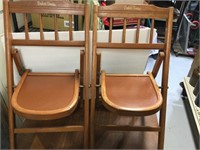 (2) Babee-Tenda Child Fold Up Chairs