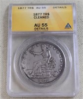 1877 trade dollar coin