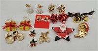 Estate Jewelry - Christmas Snowmen, Bows, Bells, P
