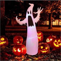 New 5.4 FT Halloween Inflatables Lighted White