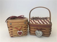 Sweetheart basket with Liners Protectors tie on