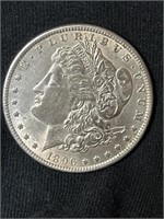 1896 P Morgan US Silver dollar Philadelphia