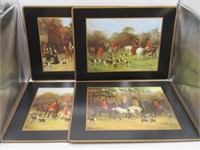 SET OF 8 PIMPERNEL PLACEMATS "TALLY HO"