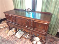 Antique Jacobean Tudor Revival Sideboard/Buffet