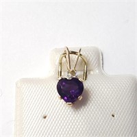 $80 10K  Amethyst Pendant