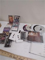 Group of spiritual / gospel cassettes and CDs