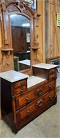 Antique Marble Top Dresser