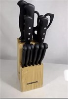 13 Pc Farberware Triple Rivet Knive Set