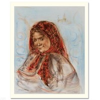 "Swiss Woman" Limited Edition Lithograph by Edna H