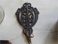 1800's cast iron receipt hook