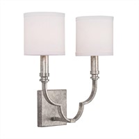 Marisell Antique Silver Two-Light Sconce