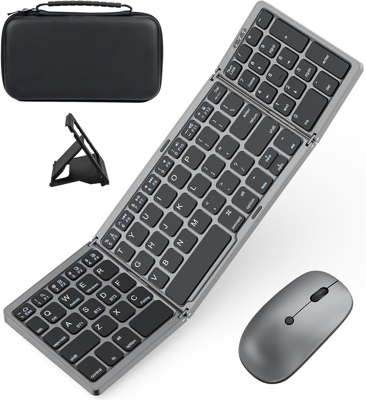 Foldable Bluetooth Keyboard & Mouse  2.4G